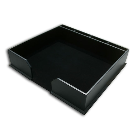 Dacasso Classic Black Leather Conference Pad Holder A1080